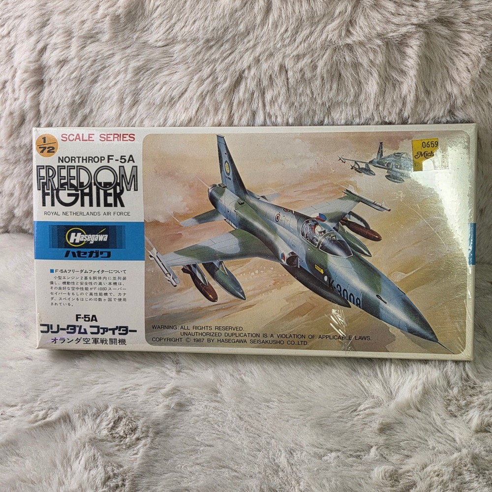 Hasegawa 1/72 NF-5A Freedom Fighter RNLAF Royal Netherlands Model Kit